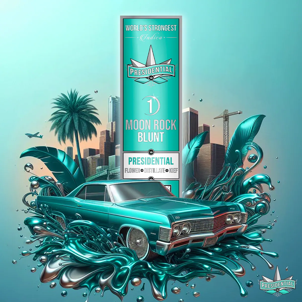 Presidential Classic blunt package artwork