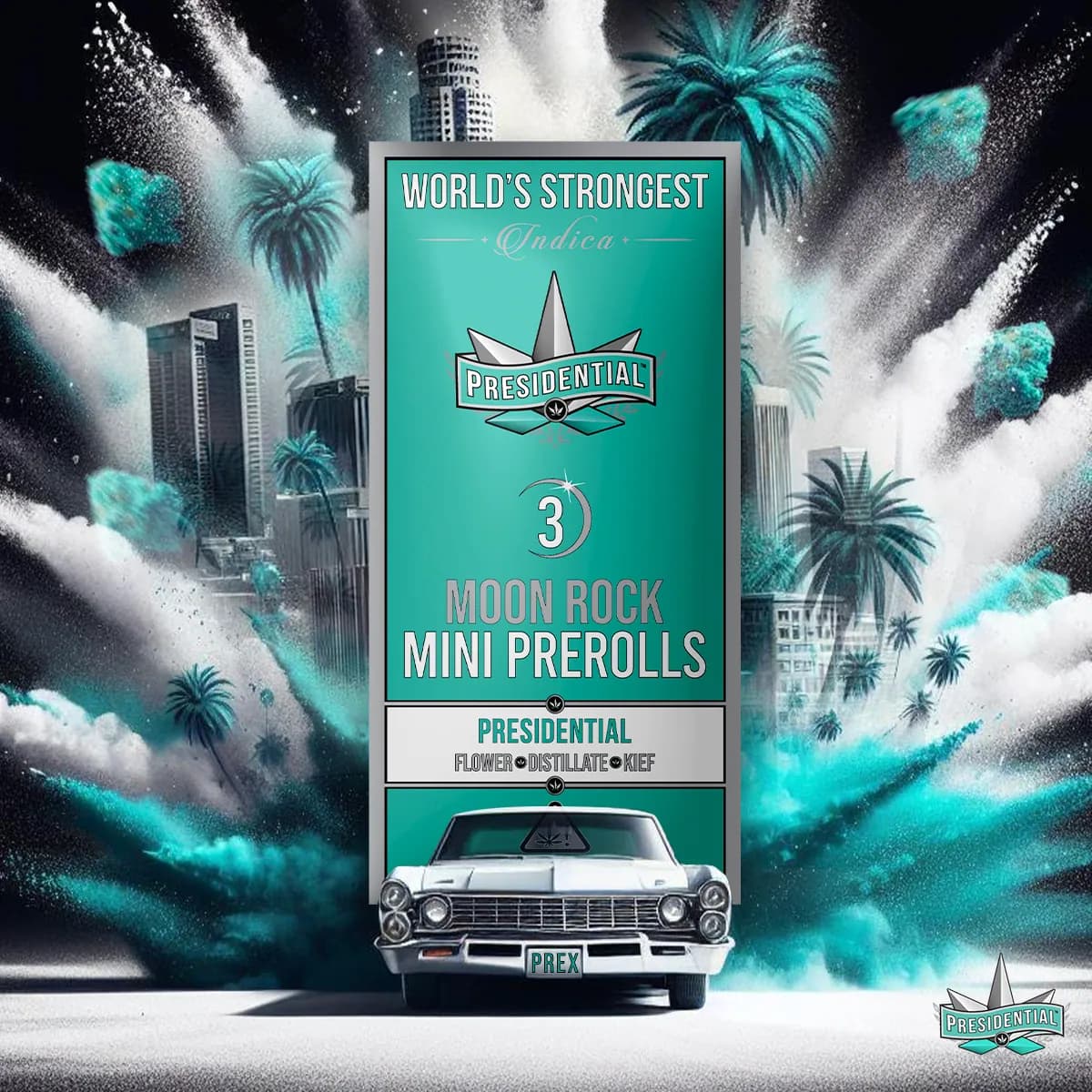 Presidential Classic mini pre-roll package artwork