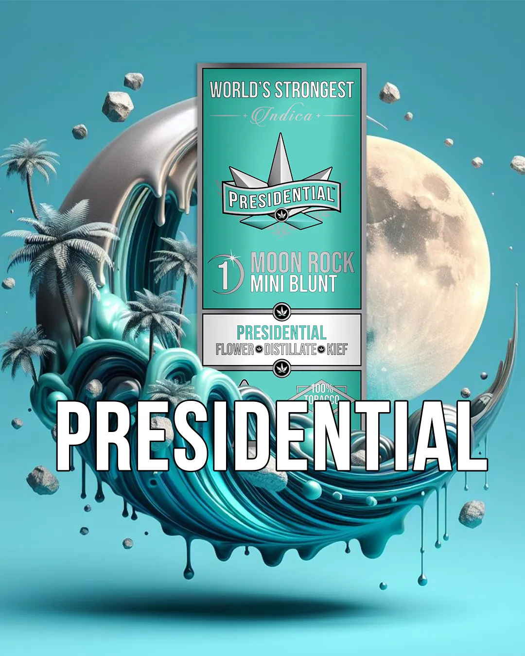 Presidential Classic single mini blunt package artwork alternate artwork 2