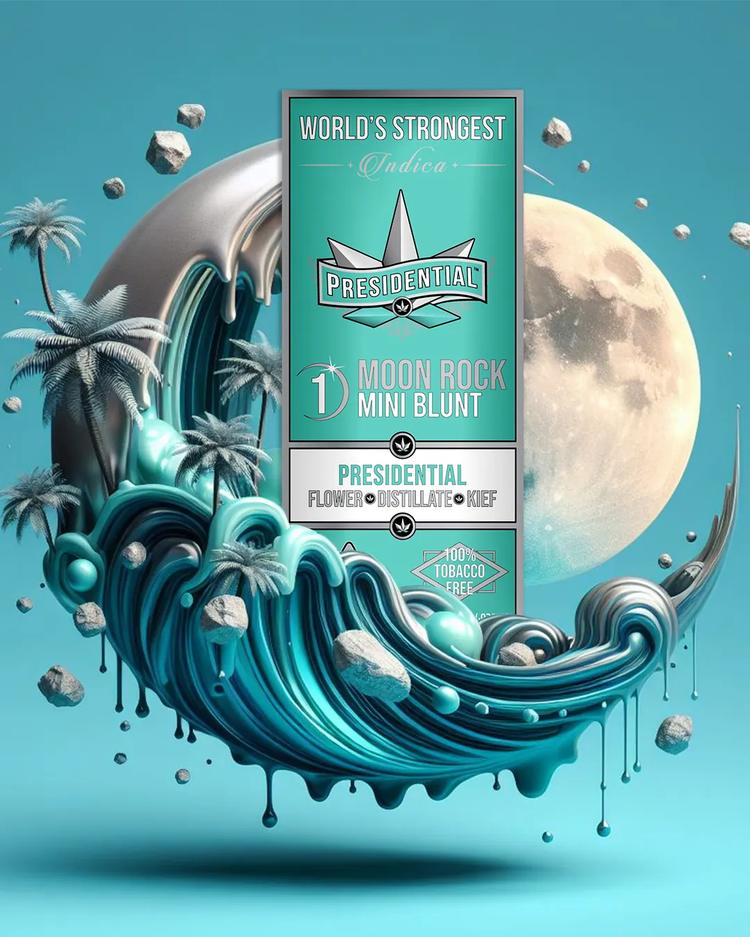 Presidential Classic single mini blunt package artwork