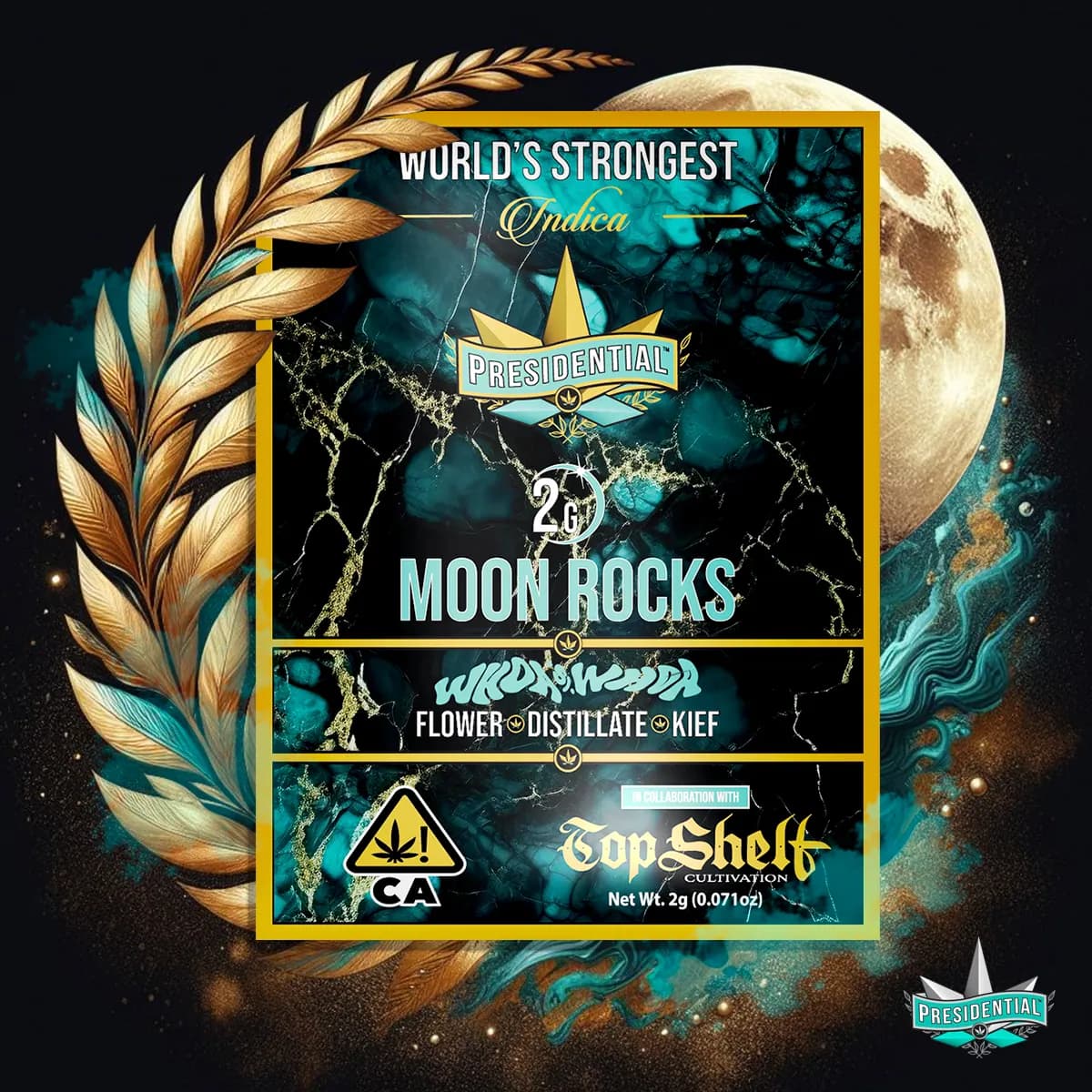 Presidential Whoa Si Whoa Moon Rocks package artwork